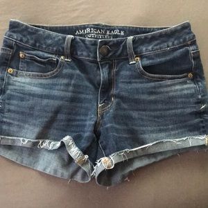 Cutoff denim shorts AEO